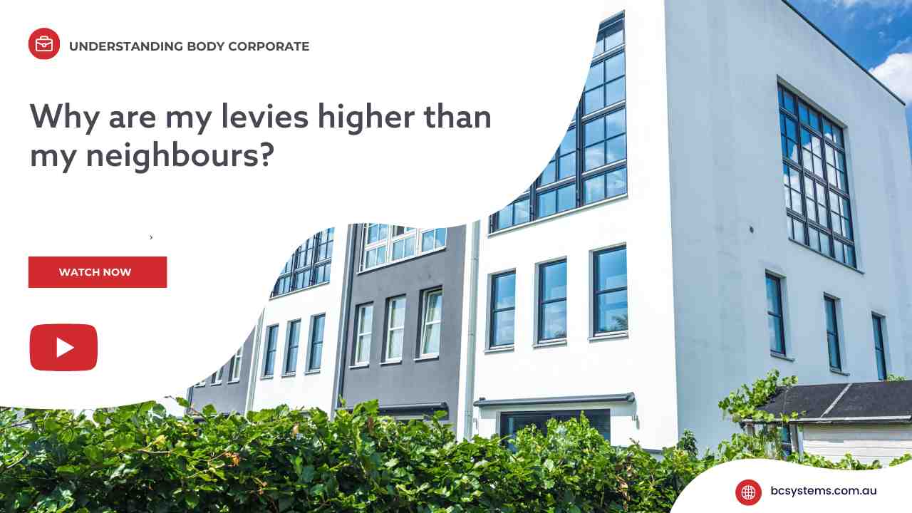 Why are my levies higher than my neighbours?